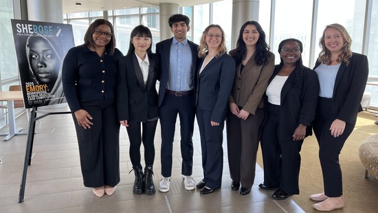 The Northwestern team at the Morningside International Global Health Case Competition