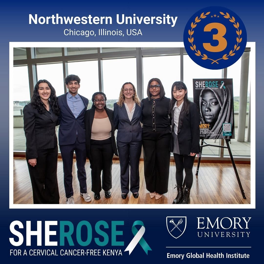 The Northwestern team attending the 2025 Morningside International Global Health Case Competition