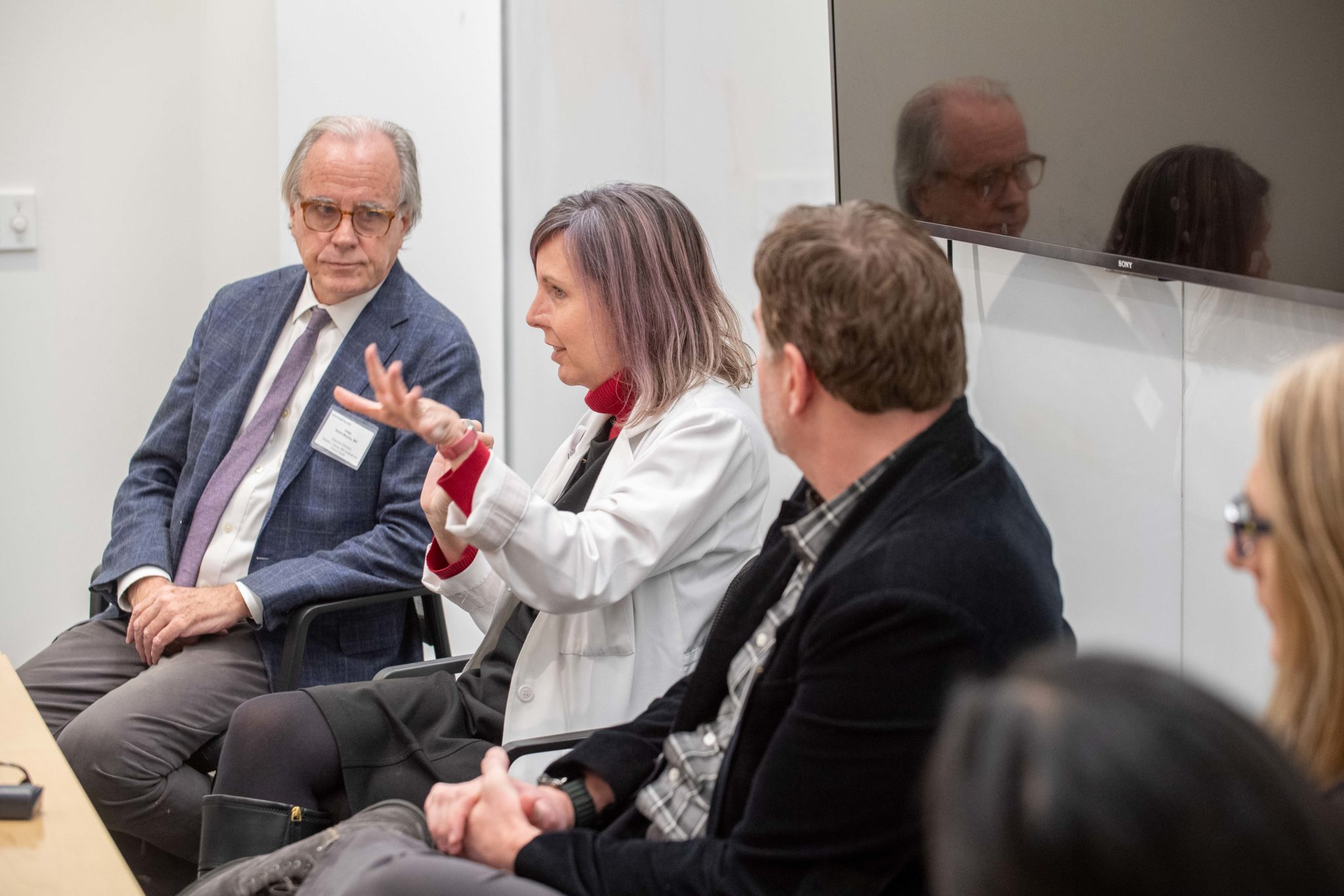 The World AIDS Day panel at Global Health Day