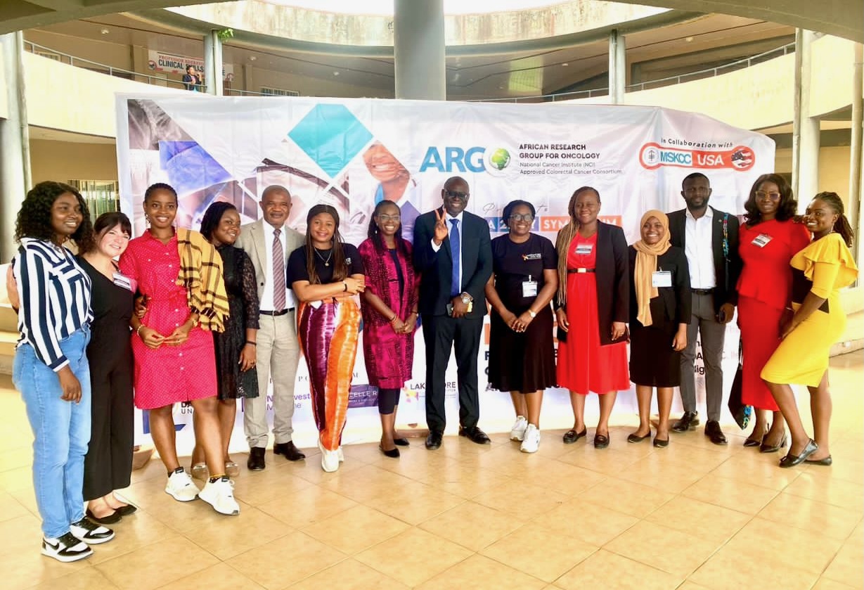 Juliet Lumati and her team at the ARGO Oncology Conference in Nigeria