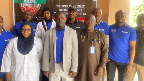 Nigeria Stroke Project team standing together