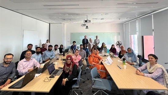 Attendees at the workshop held in Pakistan