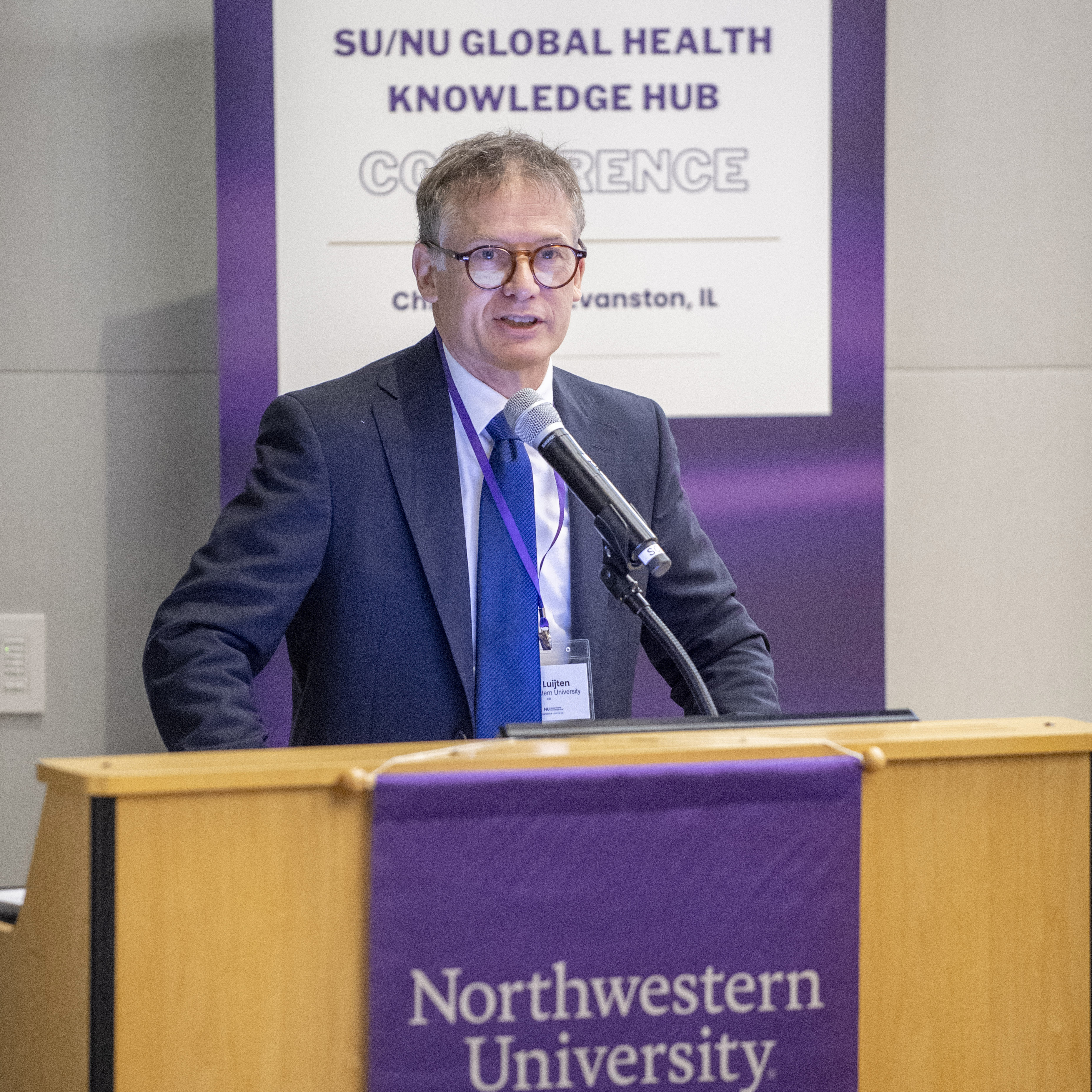 Provost Erik Luijten giving opening remarks