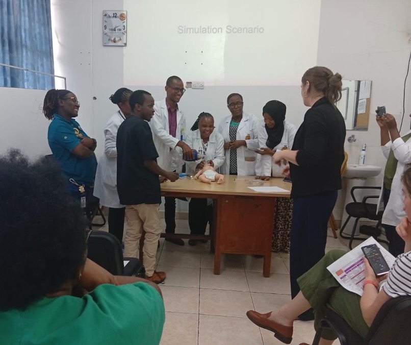 Colleen Fant teaches a course to a classroom of learners