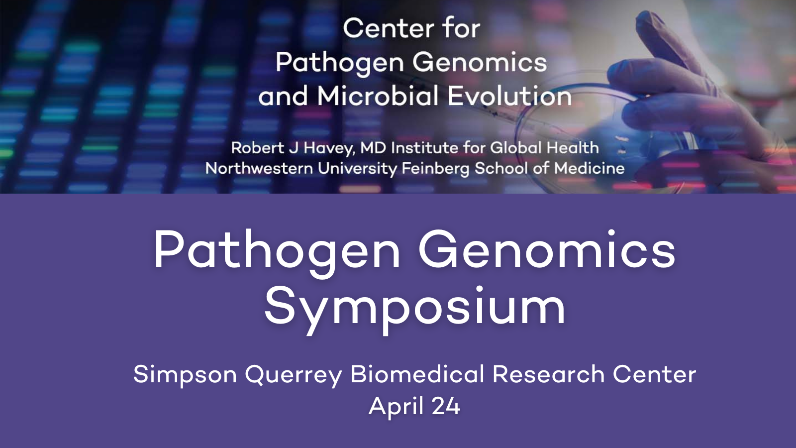 Pathogen Genomics Symposium April 24, 2024